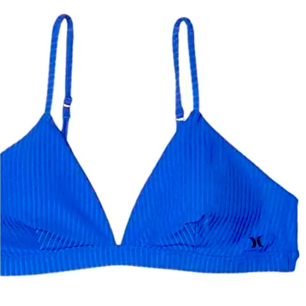 Hurley Rib Triangle Surf Top - Racer Blue
